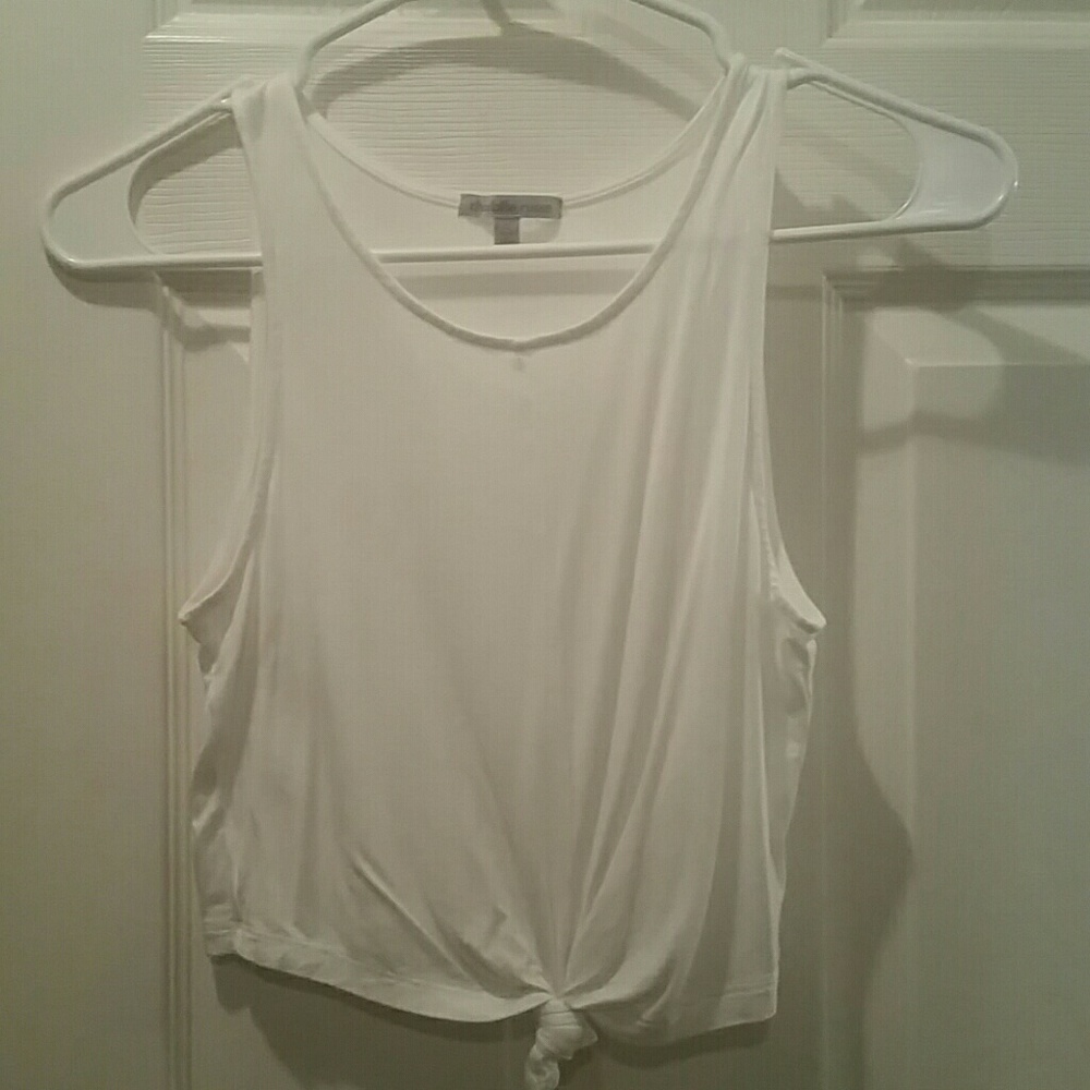 White crop top